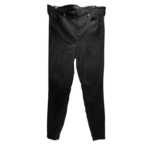 Liverpool Los Angeles Black High Rise Skinny Jeans Size 14/32 Soft Stretchy - Picture 1 of 13
